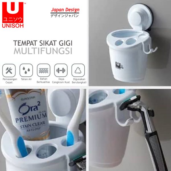 Toothbrush Holder and Toothpaste Stick