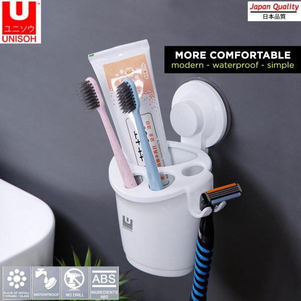 Toothbrush Holder and Toothpaste Stick