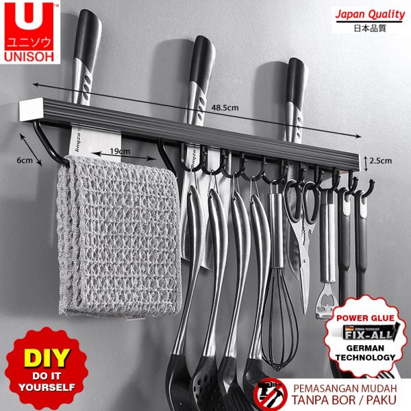 Aluminum Hanging Kitchen Rack