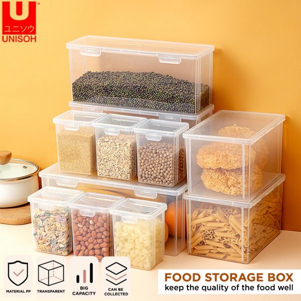 4 in 1 Food Container Storage Box Kitchen Organizer